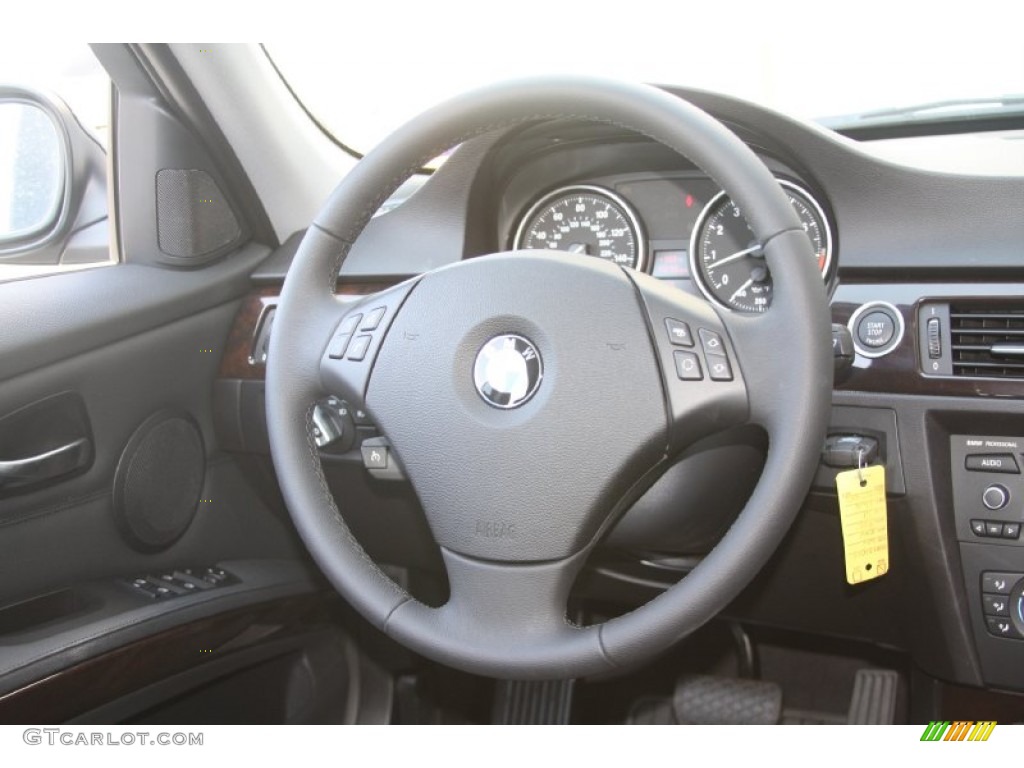 2011 3 Series 335i Sedan - Jet Black / Black Dakota Leather photo #26