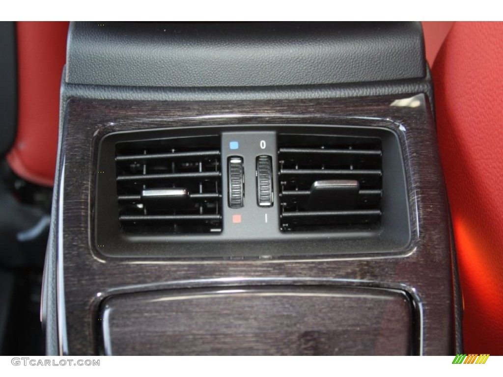 2011 3 Series 328i Coupe - Jet Black / Coral Red/Black Dakota Leather photo #23