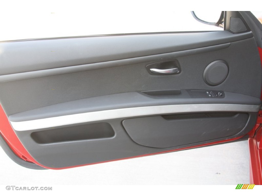 2011 BMW M3 Coupe Black Novillo Leather Door Panel Photo #54201708