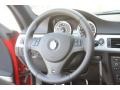 2011 BMW M3 Black Novillo Leather Interior Steering Wheel Photo