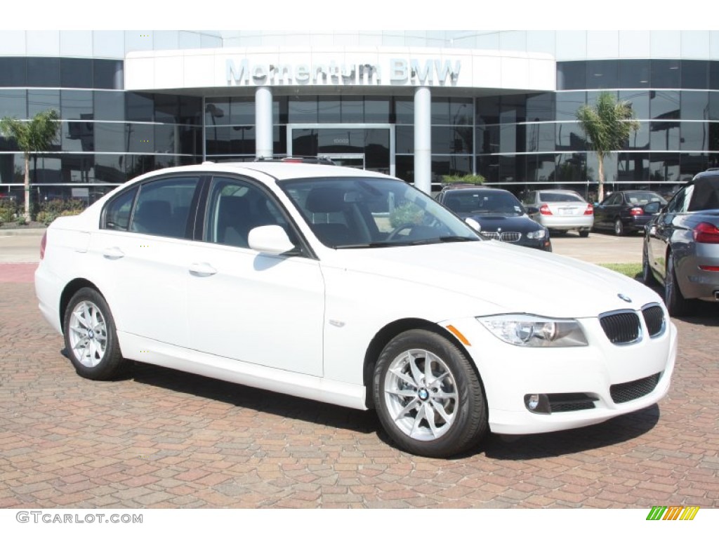 2011 3 Series 328i Sedan - Alpine White / Black photo #1