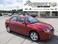 2009 Spicy Red Metallic Kia Spectra EX Sedan  photo #1