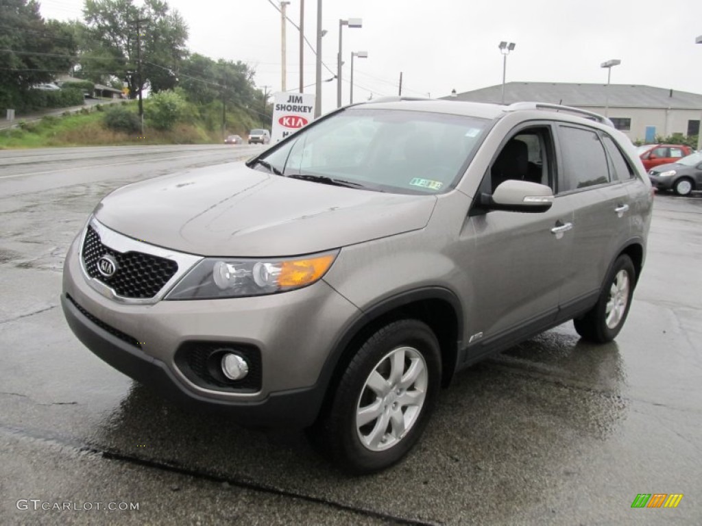 2011 Sorento LX AWD - Titanium Silver / Black photo #5