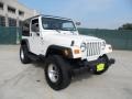 2000 Stone White Jeep Wrangler Sport 4x4  photo #1