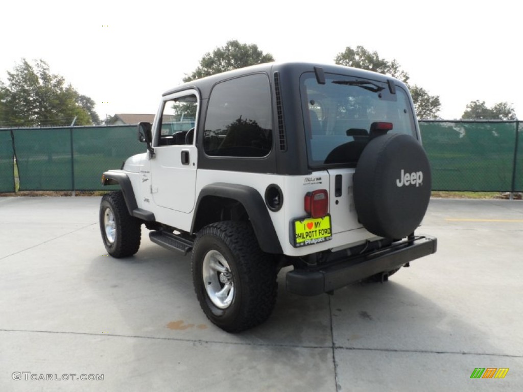 2000 Wrangler Sport 4x4 - Stone White / Agate photo #5