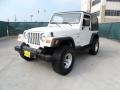 2000 Stone White Jeep Wrangler Sport 4x4  photo #7