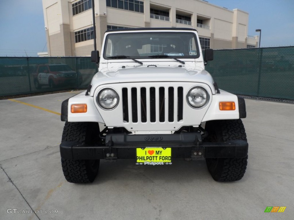 2000 Wrangler Sport 4x4 - Stone White / Agate photo #8