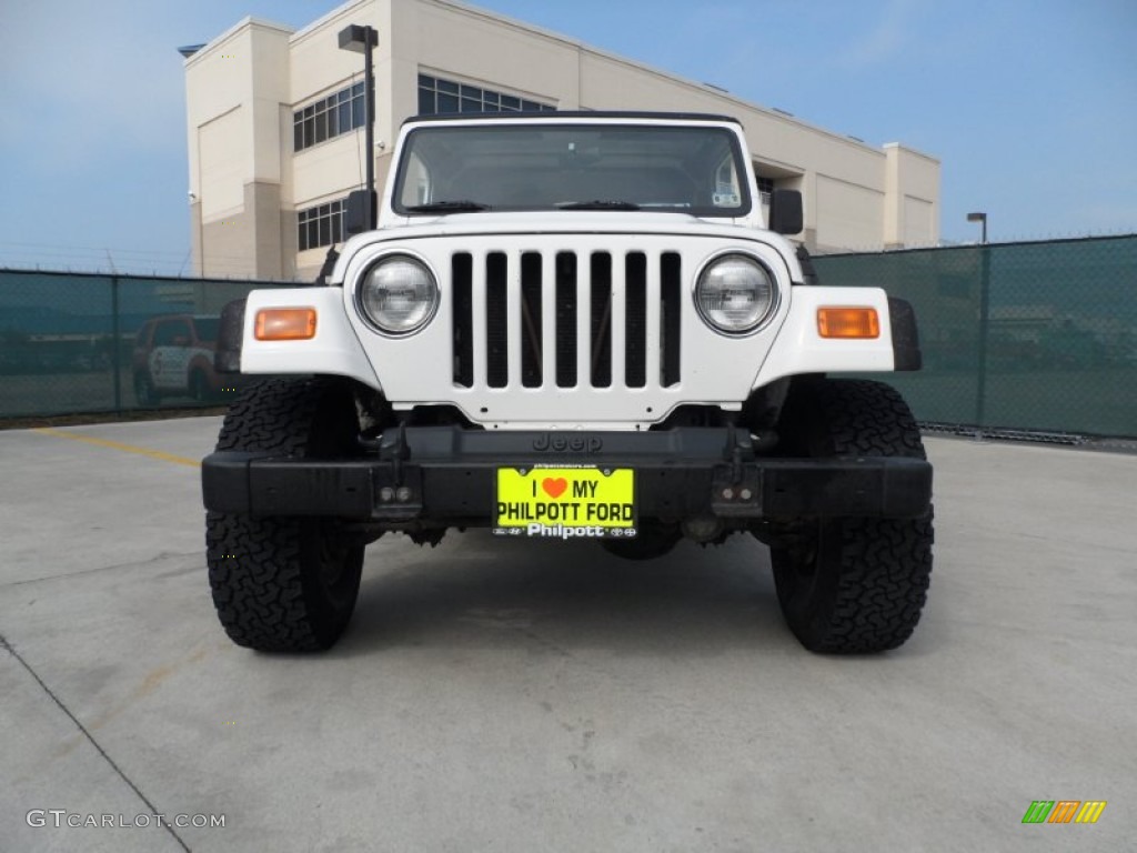 2000 Wrangler Sport 4x4 - Stone White / Agate photo #9