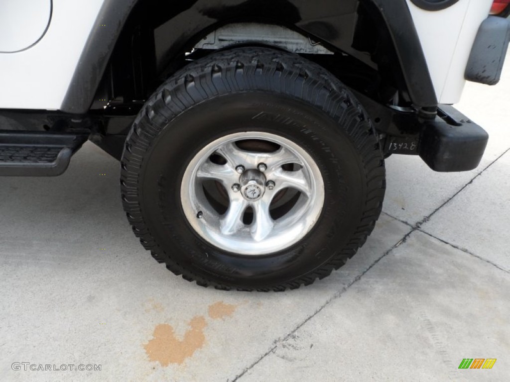 2000 Wrangler Sport 4x4 - Stone White / Agate photo #13