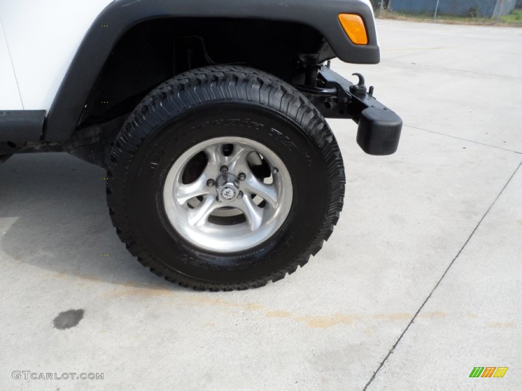 2000 Wrangler Sport 4x4 - Stone White / Agate photo #15