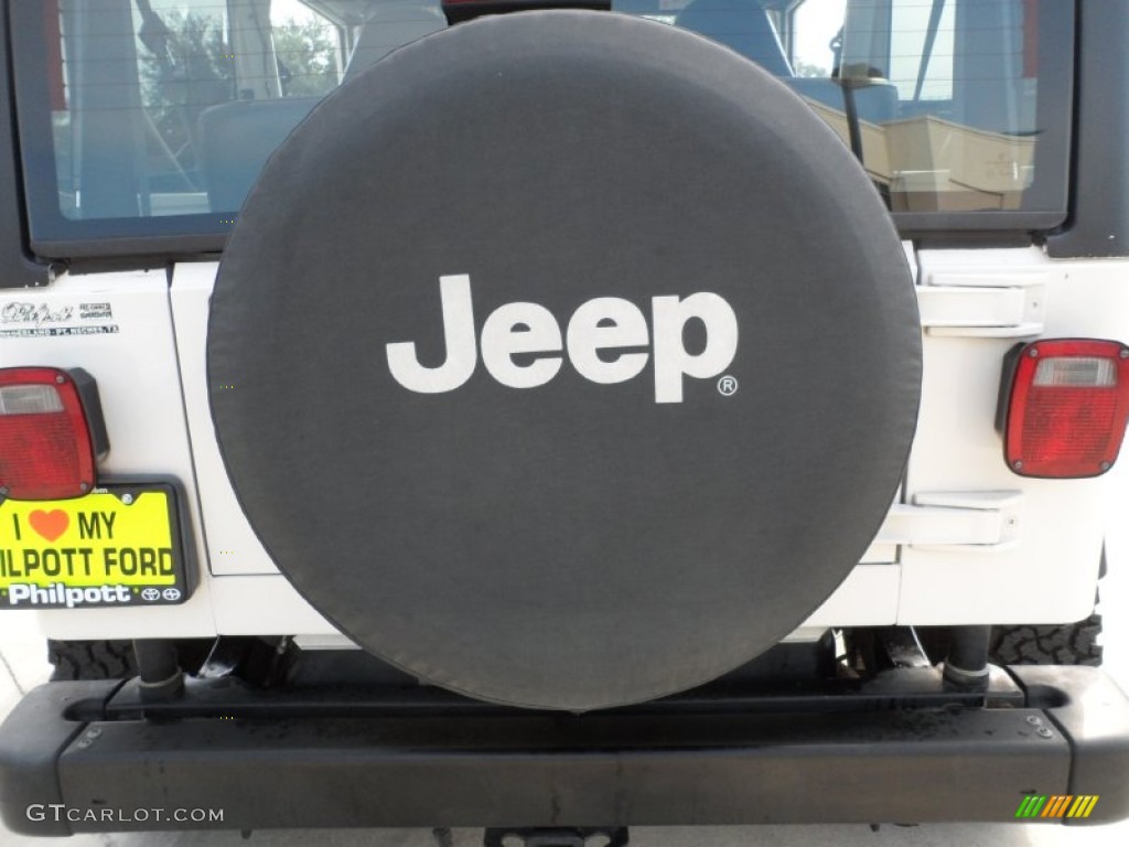2000 Wrangler Sport 4x4 - Stone White / Agate photo #23
