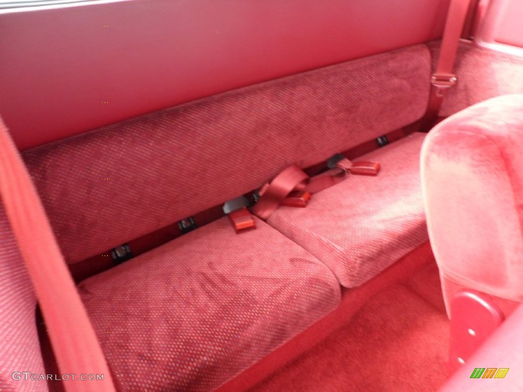 Red Interior 1994 Dodge Dakota SLT Extended Cab Photo #54205299