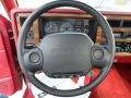 Red 1994 Dodge Dakota SLT Extended Cab Steering Wheel
