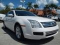 2009 White Suede Ford Fusion SE  photo #2