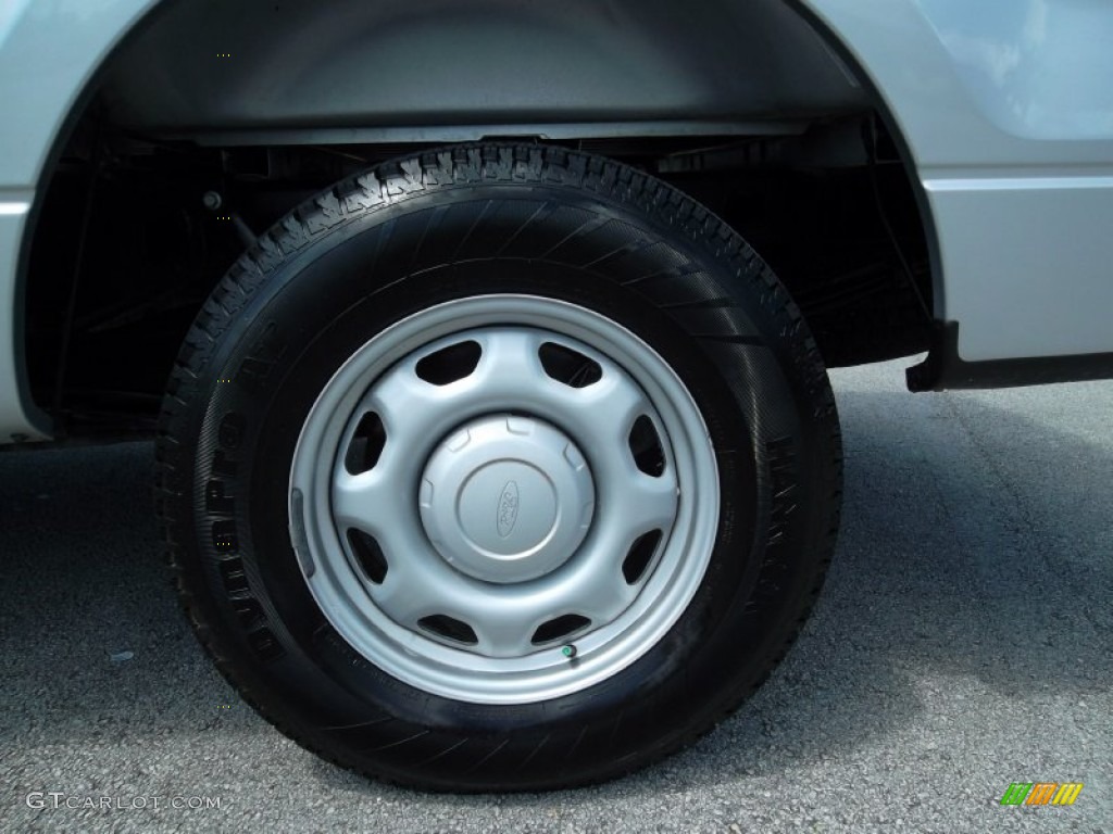 2010 F150 XL Regular Cab - Ingot Silver Metallic / Medium Stone photo #10