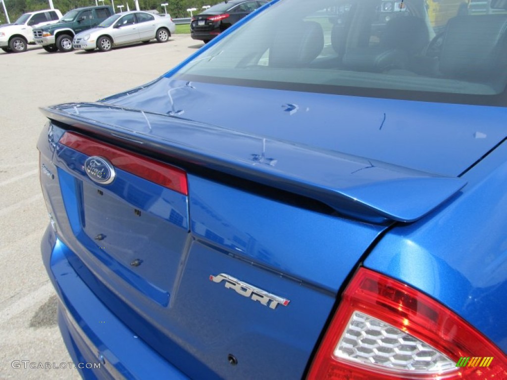 2011 Fusion Sport - Blue Flame Metallic / Sport Blue/Charcoal Black photo #10