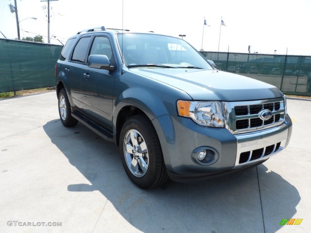 2012 Escape Limited V6 - Steel Blue Metallic / Camel photo #1