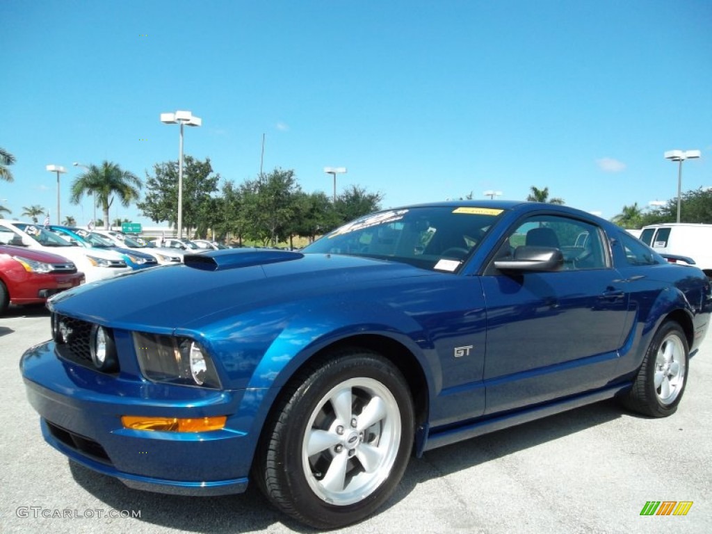 Vista Blue Metallic 2008 Ford Mustang GT Premium Coupe Exterior Photo #54208068