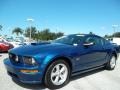 2008 Vista Blue Metallic Ford Mustang GT Premium Coupe  photo #12