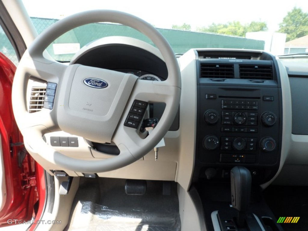 2012 Ford Escape XLS Stone Dashboard Photo #54208235