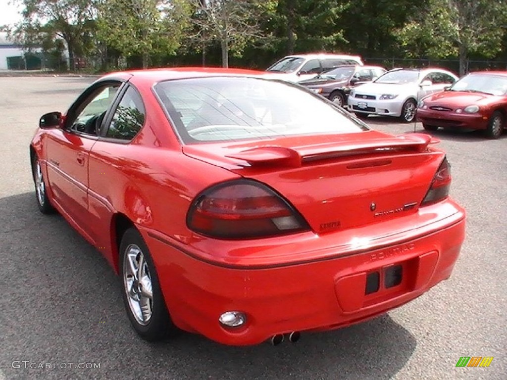 1999 Grand Am GT Coupe - Bright Red / Dark Pewter photo #6