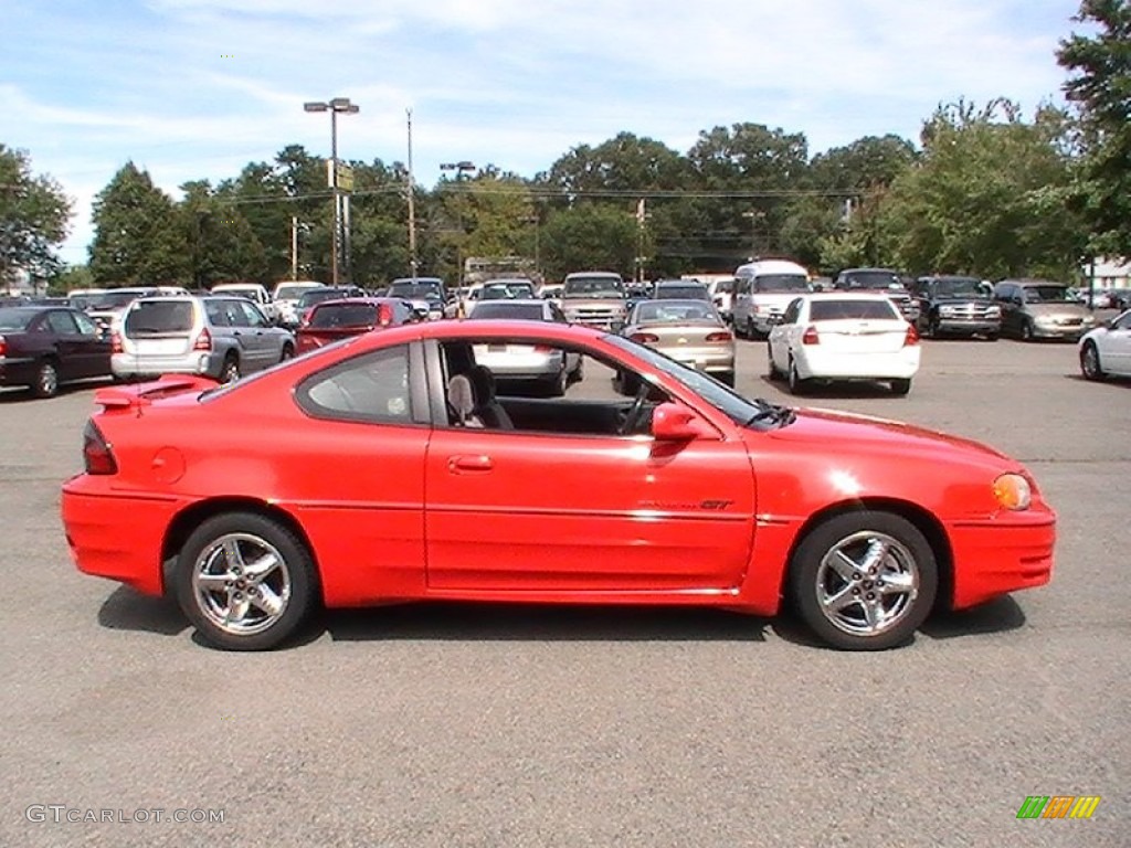 1999 Grand Am GT Coupe - Bright Red / Dark Pewter photo #7