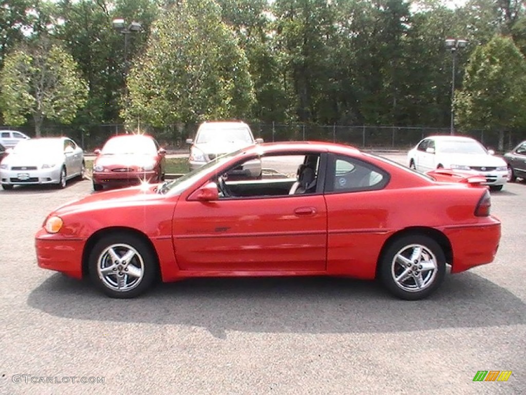 1999 Grand Am GT Coupe - Bright Red / Dark Pewter photo #9