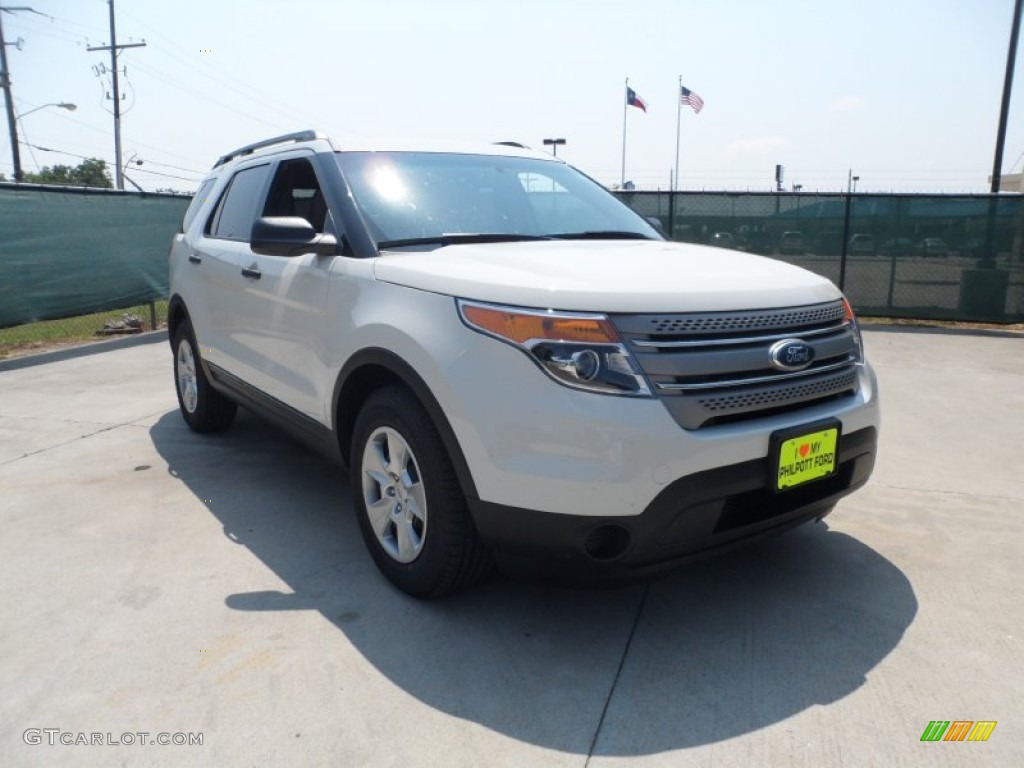 White Suede Ford Explorer