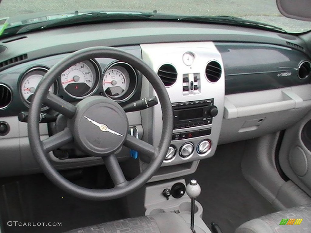 2006 Chrysler PT Cruiser Convertible Pastel Slate Gray Dashboard Photo #54208755