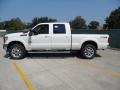 2012 White Platinum Metallic Tri-Coat Ford F250 Super Duty Lariat Crew Cab 4x4  photo #6