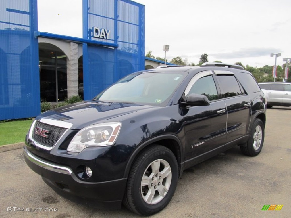 2007 Acadia SLE AWD - Deep Blue Metallic / Titanium photo #1