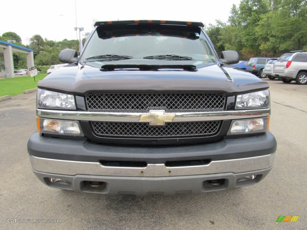 2003 Silverado 1500 Z71 Extended Cab 4x4 - Black / Medium Gray photo #6