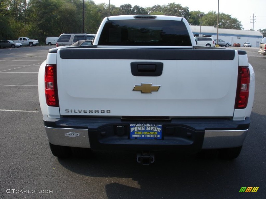2008 Silverado 3500HD Work Truck Extended Cab Dually - Summit White / Dark Titanium photo #5