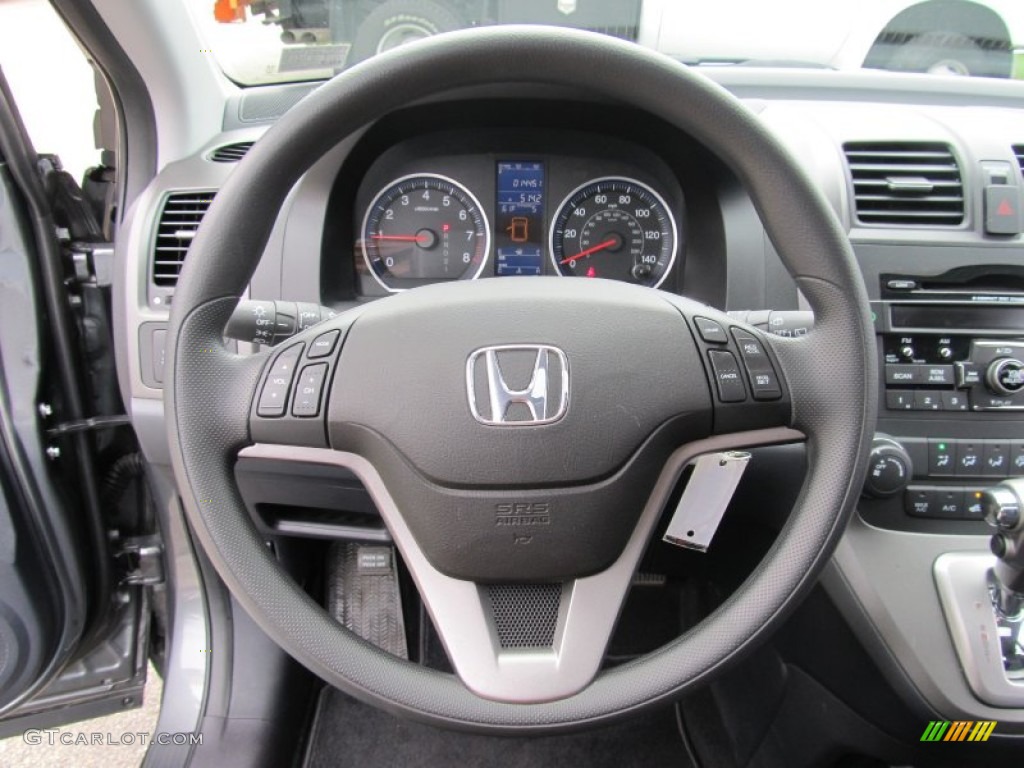 2011 Honda CR-V EX 4WD Gray Steering Wheel Photo #54209379