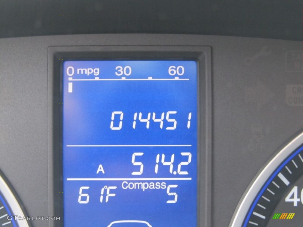 2011 CR-V EX 4WD - Polished Metal Metallic / Gray photo #15