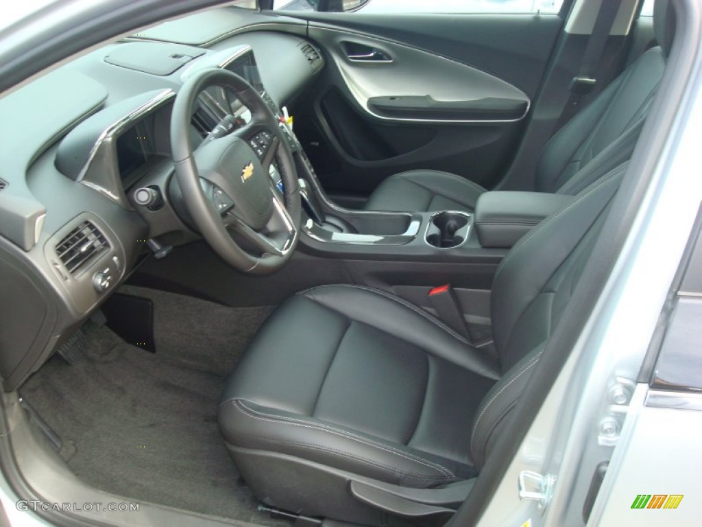 Jet Black/Dark Accents Interior 2012 Chevrolet Volt Hatchback Photo #54209757