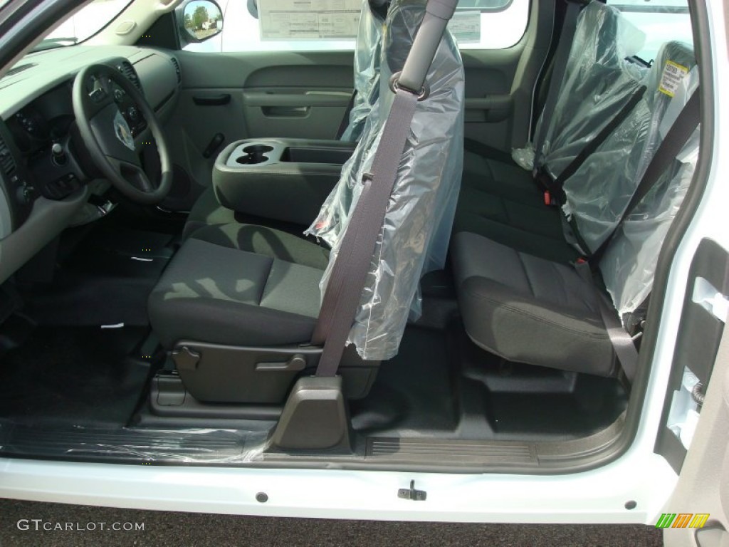 Dark Titanium Interior 2012 Chevrolet Silverado 1500 Work Truck Extended Cab Photo #54209838