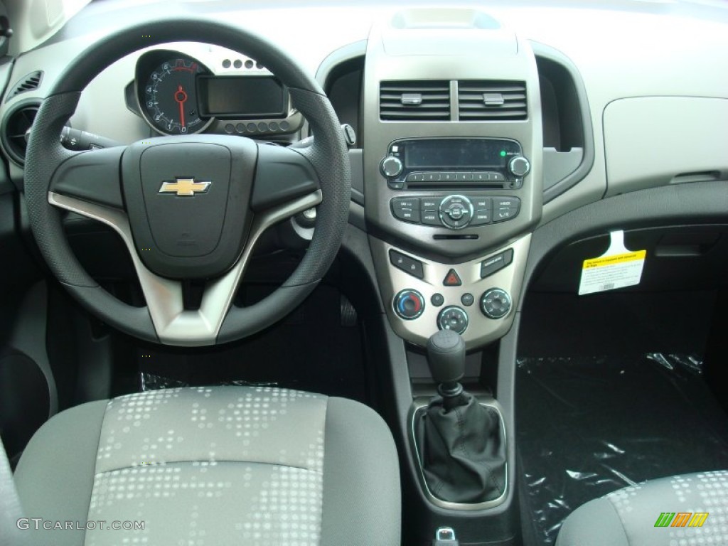 2012 Chevrolet Sonic LS Hatch Jet Black/Dark Titanium Dashboard Photo #54210036