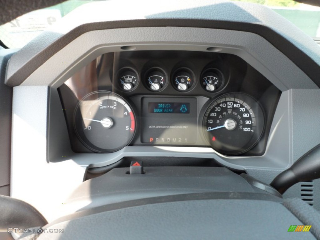 2012 Ford F250 Super Duty XL SuperCab 4x4 Gauges Photo #54210189