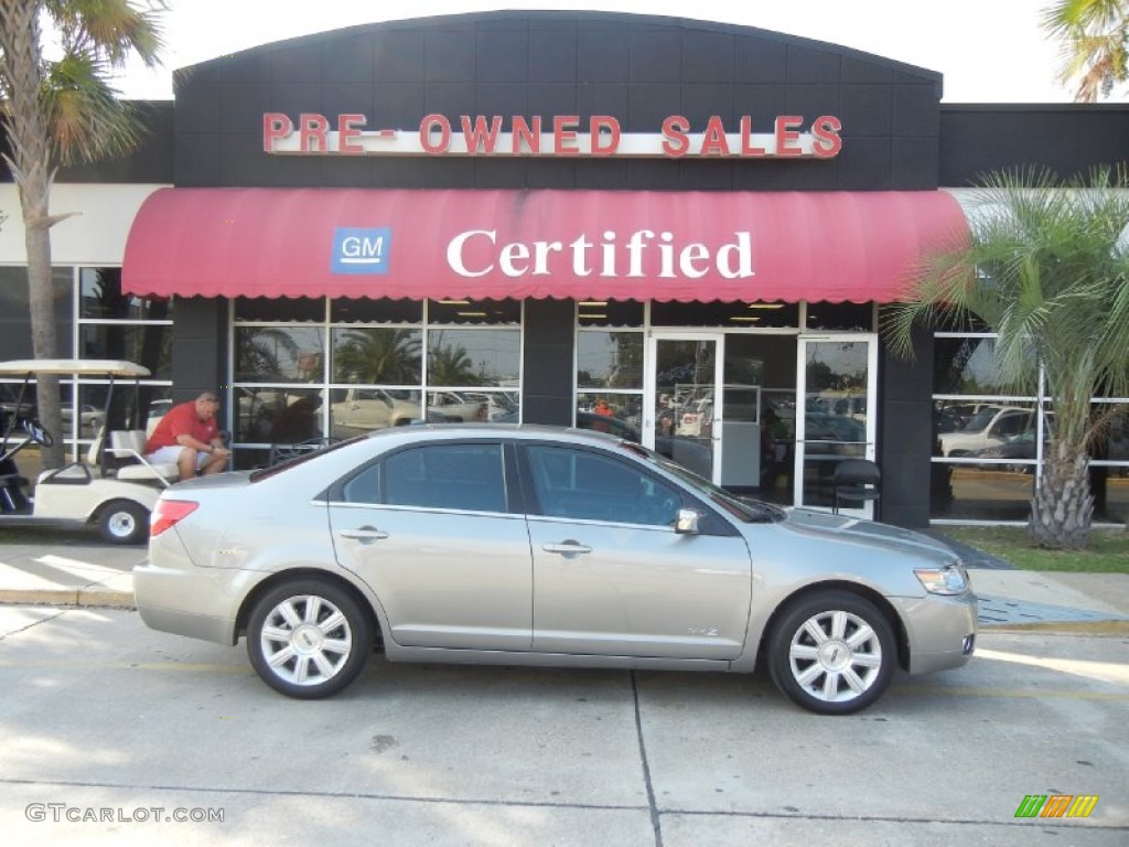 2009 MKZ Sedan - Vapor Silver Metallic / Dark Charcoal photo #1