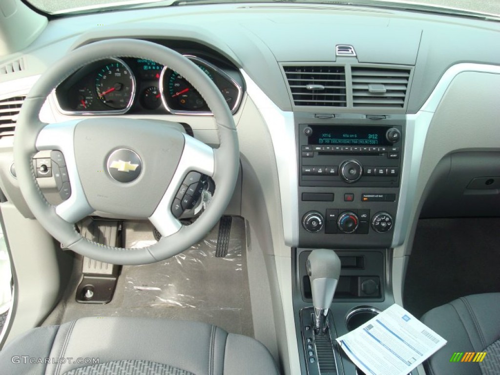 2012 Chevrolet Traverse LS AWD Dark Gray/Light Gray Dashboard Photo #54210440