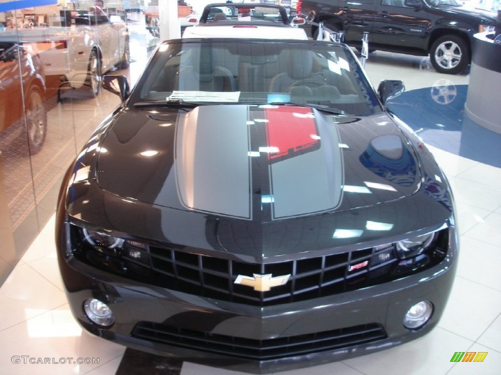 Carbon Flash Metallic 2012 Chevrolet Camaro LT 45th Anniversary Edition Convertible Exterior Photo #54210534