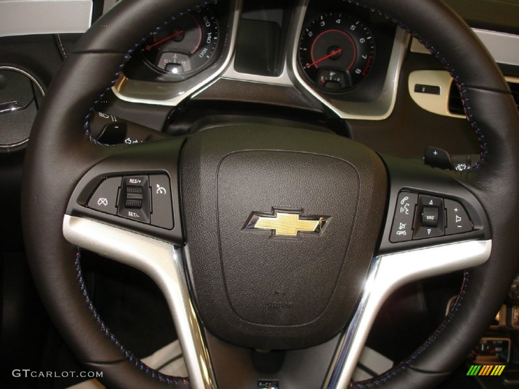 2012 Camaro LT 45th Anniversary Edition Convertible - Carbon Flash Metallic / Jet Black photo #11