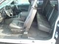 Ebony 2012 Chevrolet Silverado 1500 LT Extended Cab 4x4 Interior Color