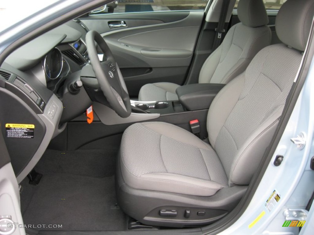 Gray Interior 2012 Hyundai Sonata GLS Photo #54211590