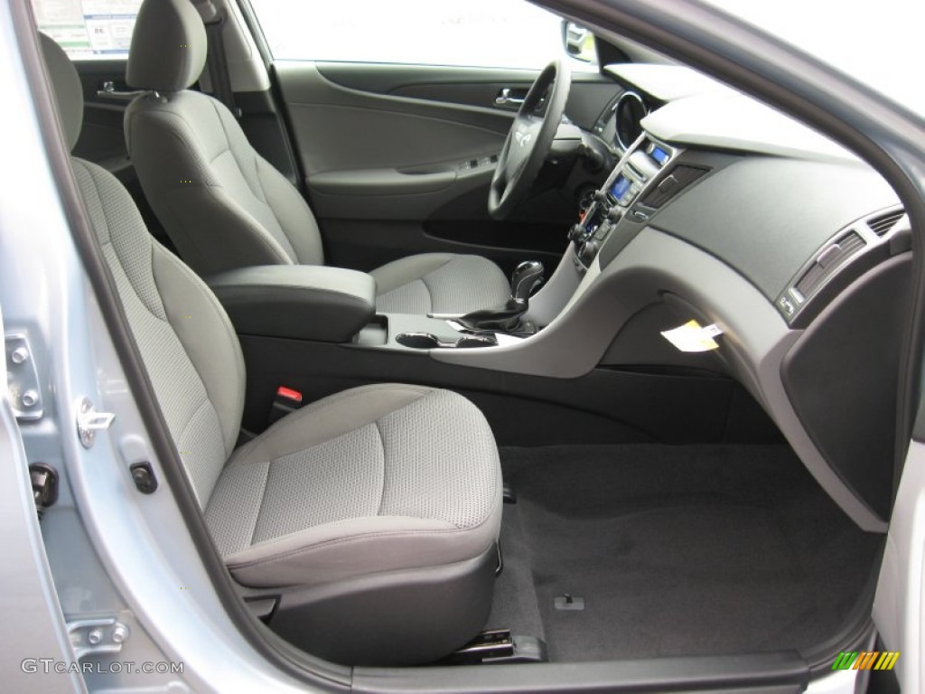 Gray Interior 2012 Hyundai Sonata GLS Photo #54211644