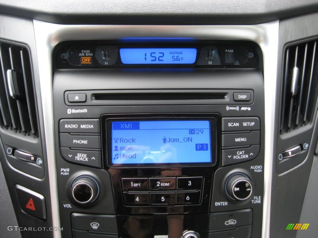 2012 Sonata GLS - Iridescent Silver Blue Pearl / Gray photo #24