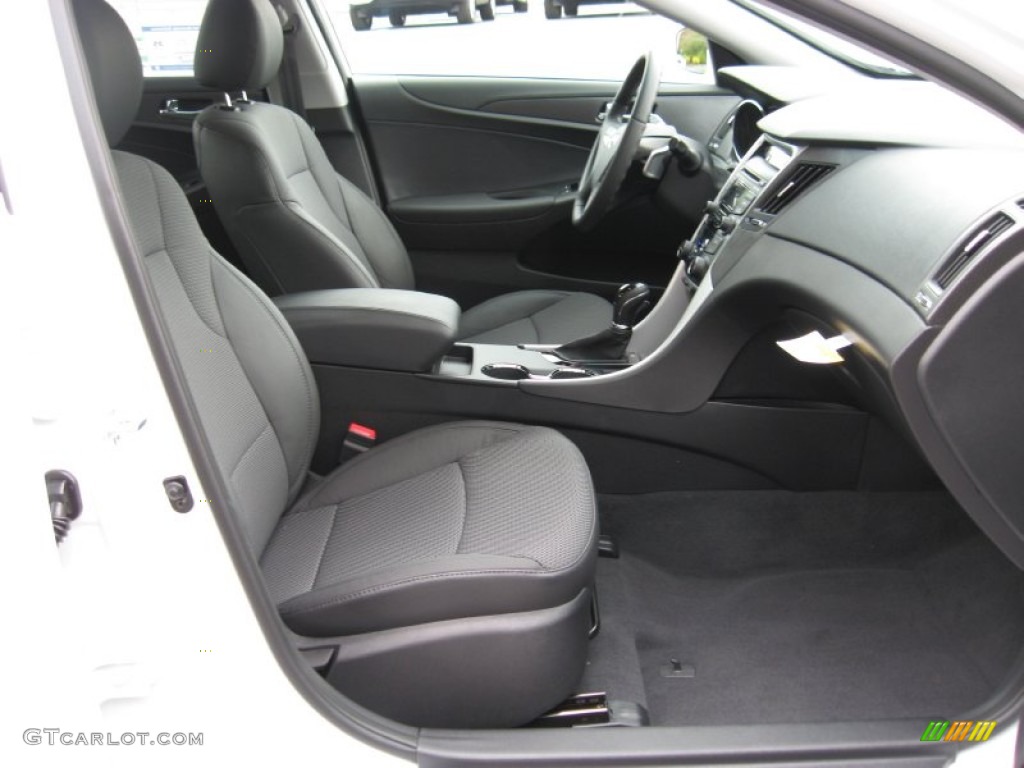 Black Interior 2012 Hyundai Sonata SE Photo #54211893