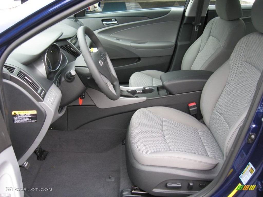 Gray Interior 2012 Hyundai Sonata GLS Photo #54212085