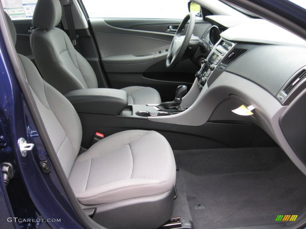 Gray Interior 2012 Hyundai Sonata GLS Photo #54212139